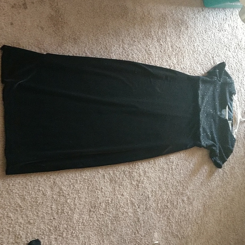 Black casual dress